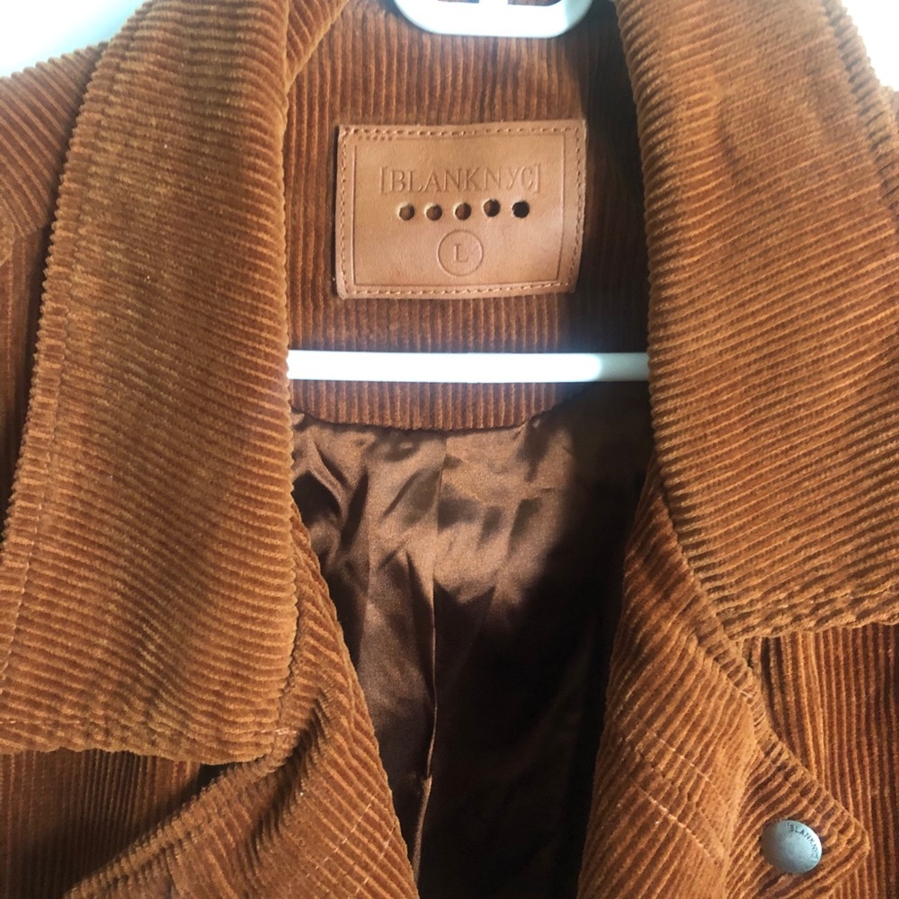 BLANK NYC corduroy moto jacket